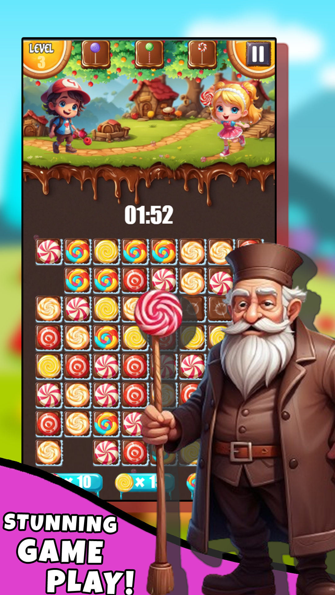 Screenshot of Candy world