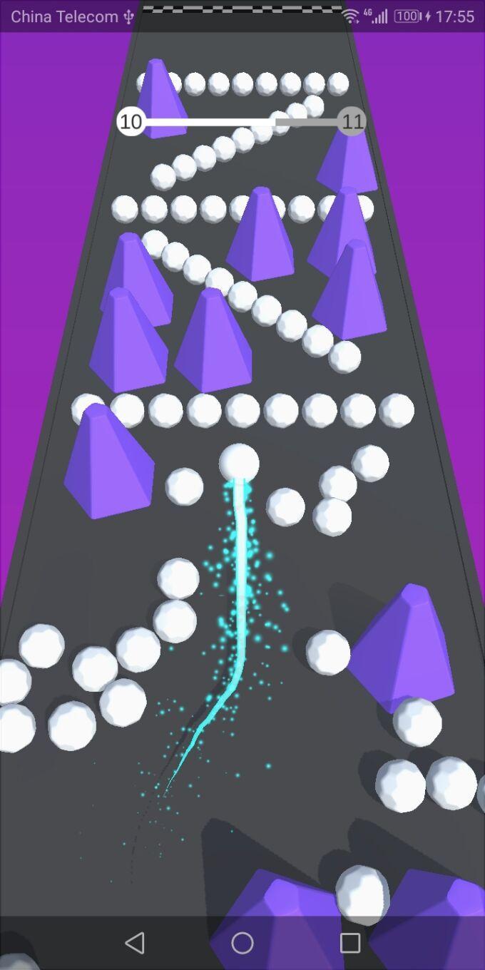 Screenshot of Color Balls Bump