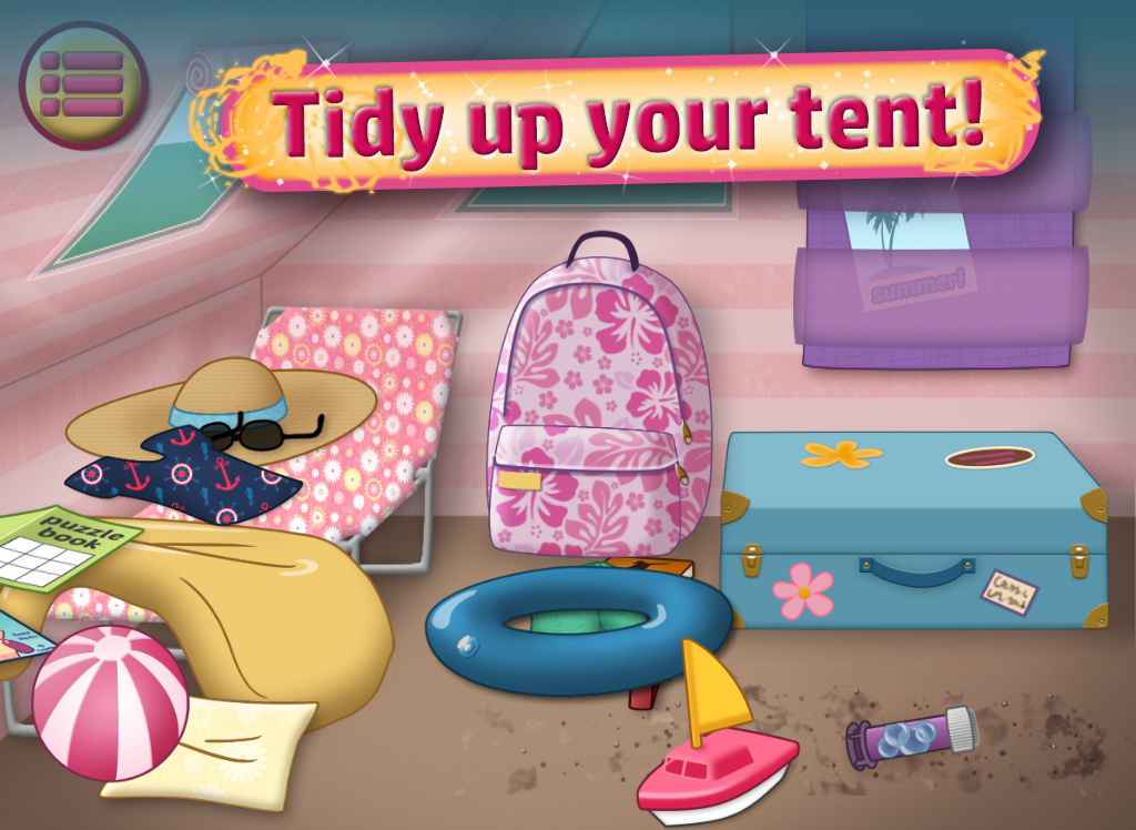 Screenshot 1 of Permainan Summer Girl : Camping Lif 