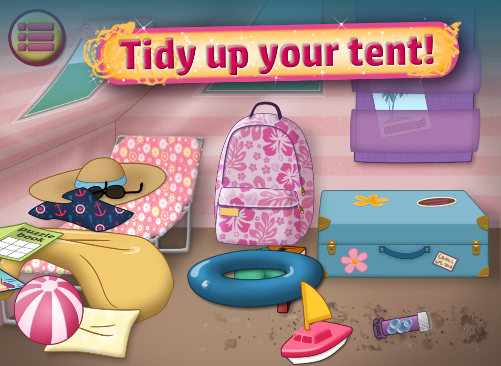 Summer Girl Game : Camping Lif Game Screenshot