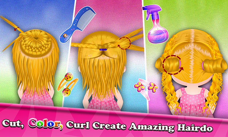 Baby Hazel Hair Day ゲームのスクリーンショット