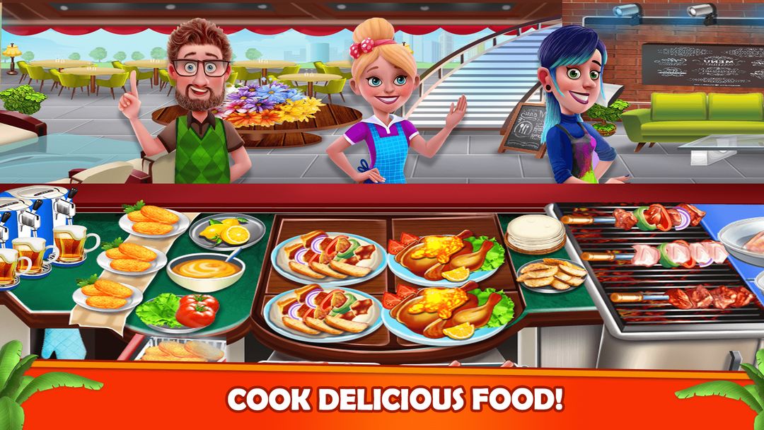 Cooking Fun: Restaurant Games ภาพหน้าจอเกม