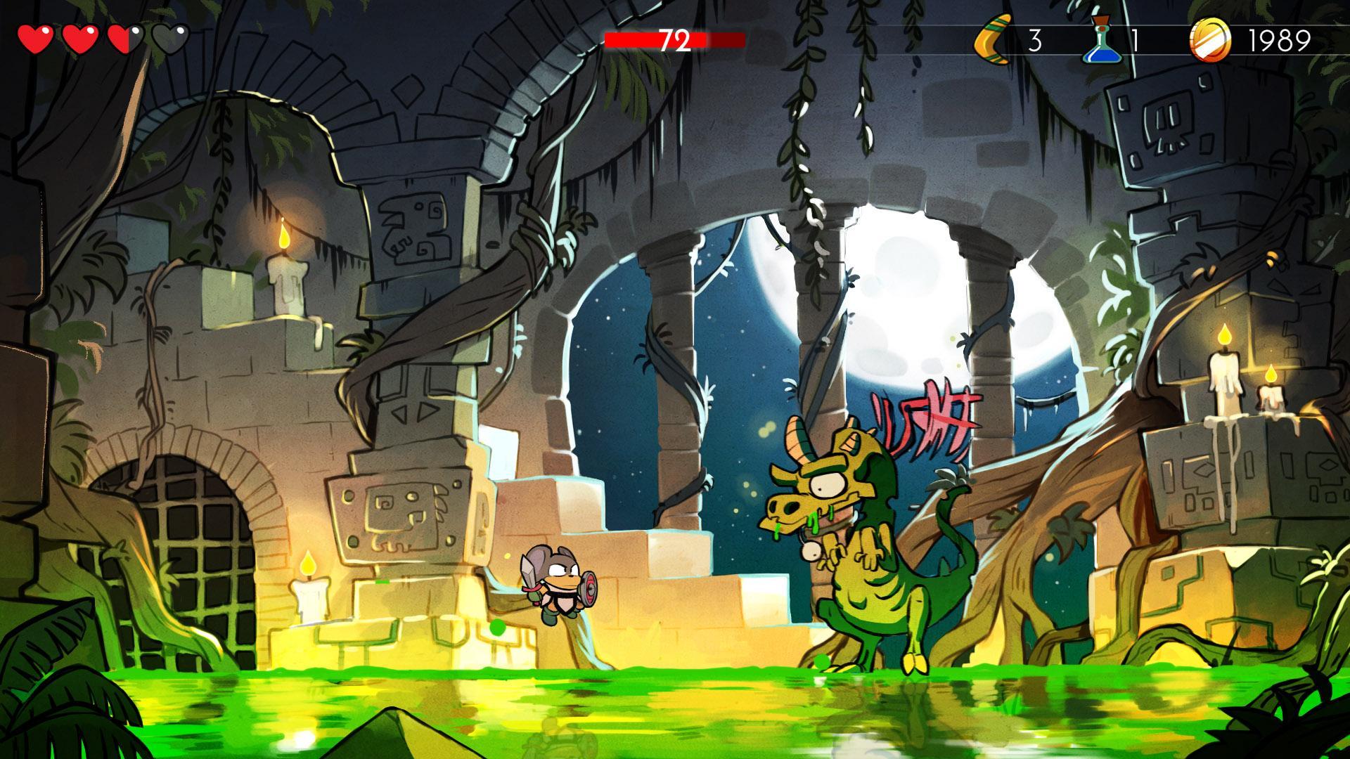 Screenshot of Wonder Boy: The Dragon's Trap
