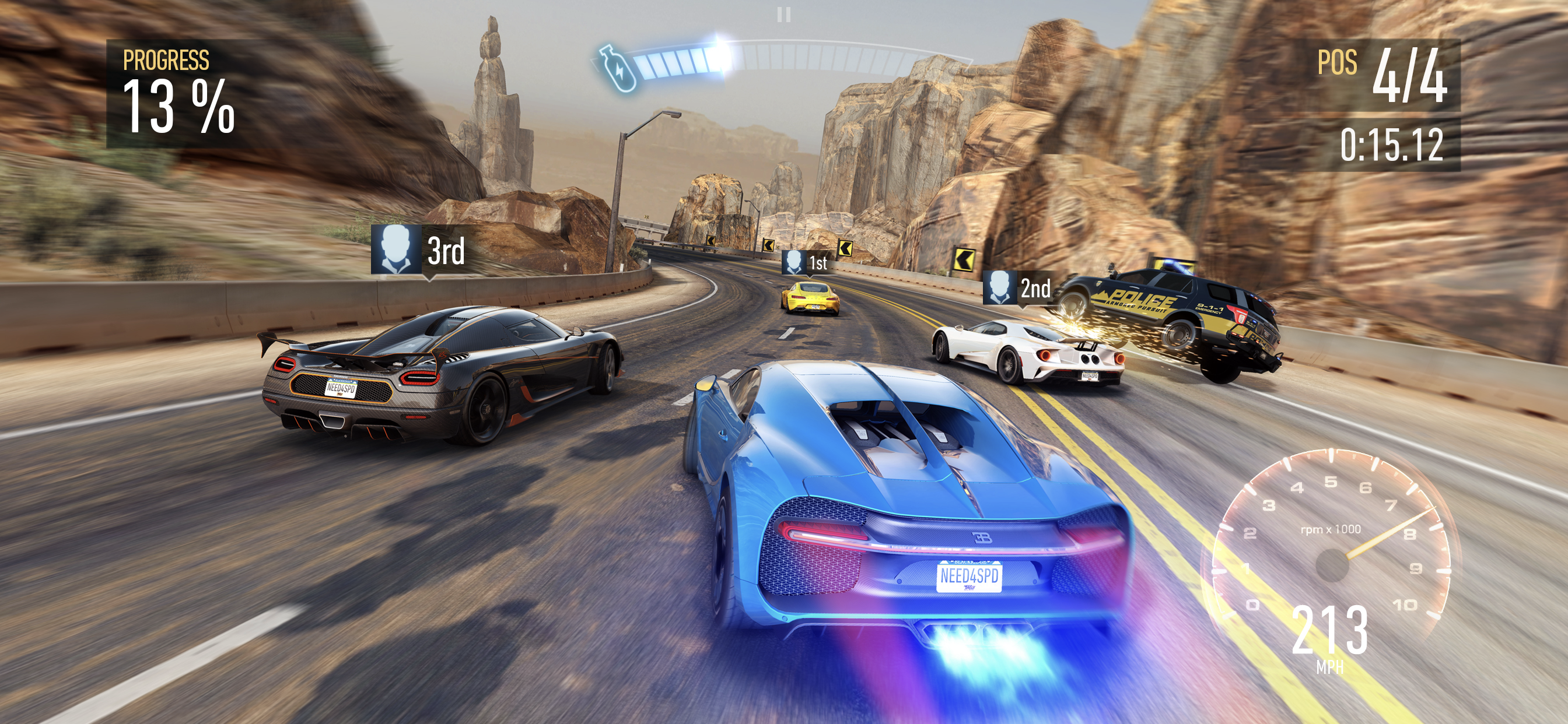 《Need for Speed：飆車無限》競速 遊戲截圖