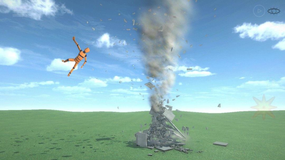 Screenshot of Destruction simulator sandbox