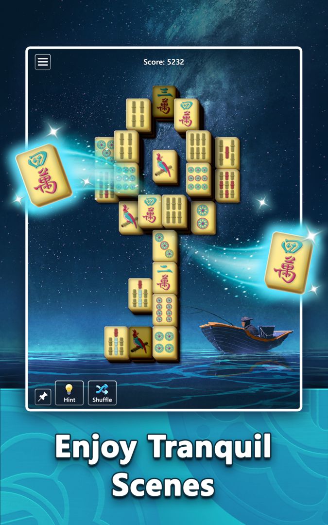 Screenshot of Mahjong by Microsoft