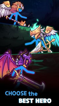 Stickman Dungeon Warriors 2 Game Screenshot