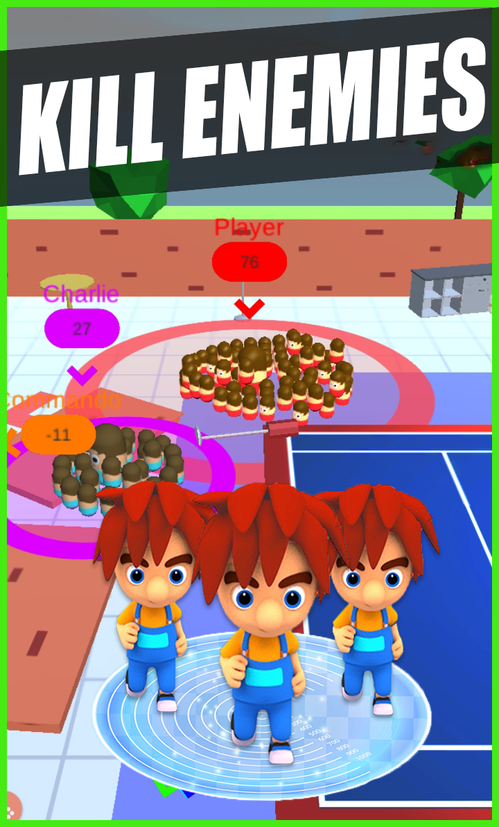 Popular Crowd Followers: Running Wars in Big City ภาพหน้าจอเกม