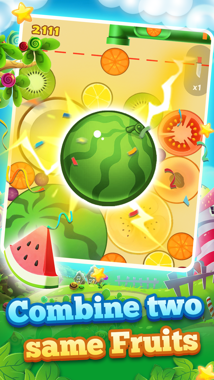 Captura de Tela do Jogo Merge Fruit Party