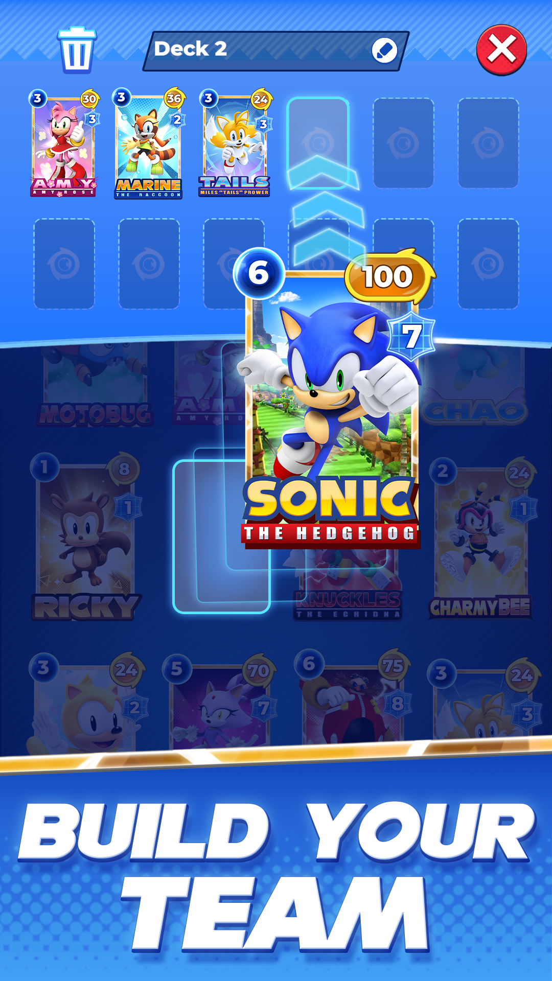 Sonic Blitz Game Screenshot