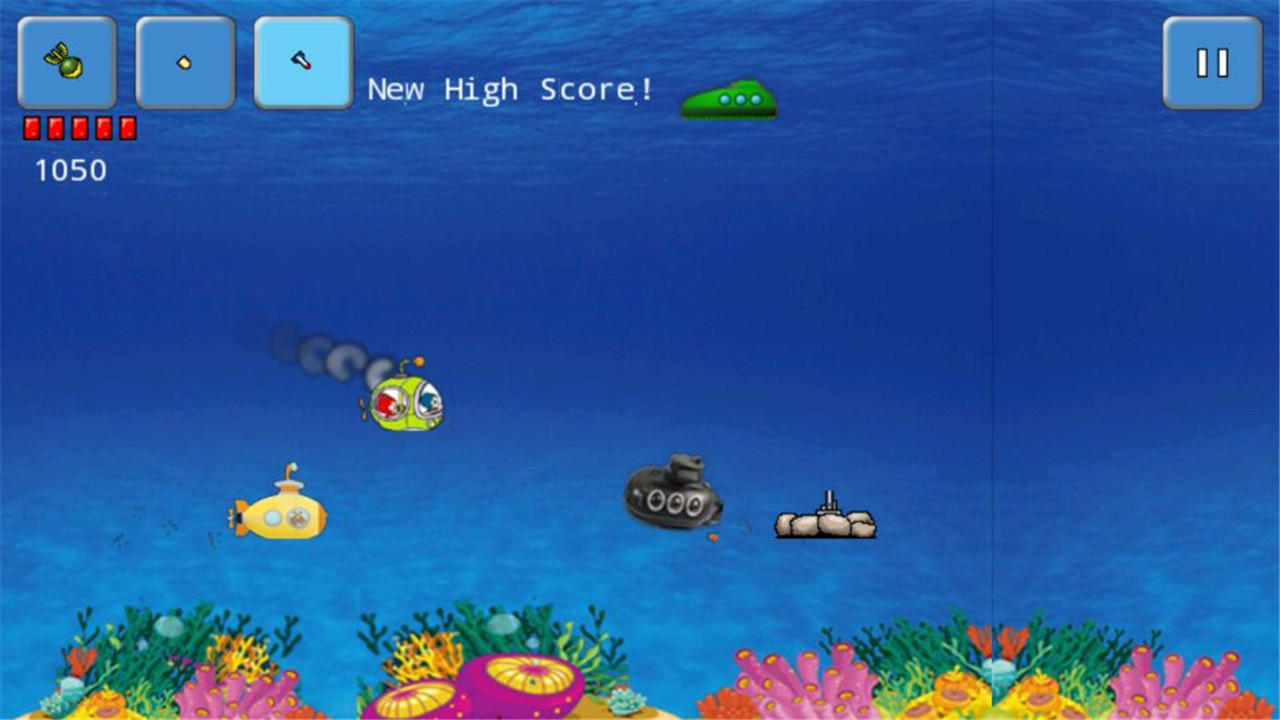 Captura de Tela do Jogo 潜艇突袭