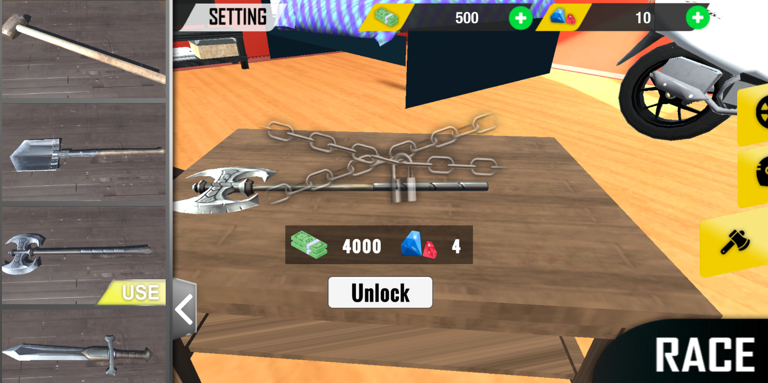Screenshot 2 of Danger Rider: Bike Race Attack 