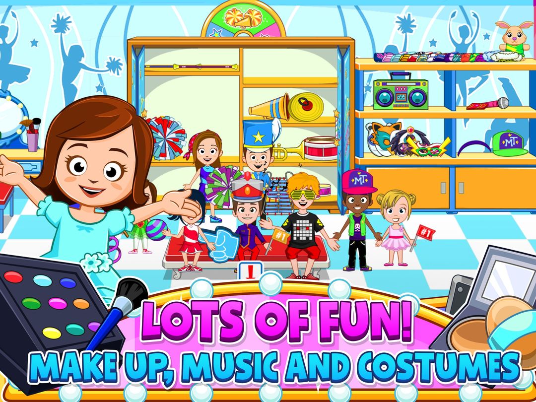Screenshot of My Town: Dance School Fun Game