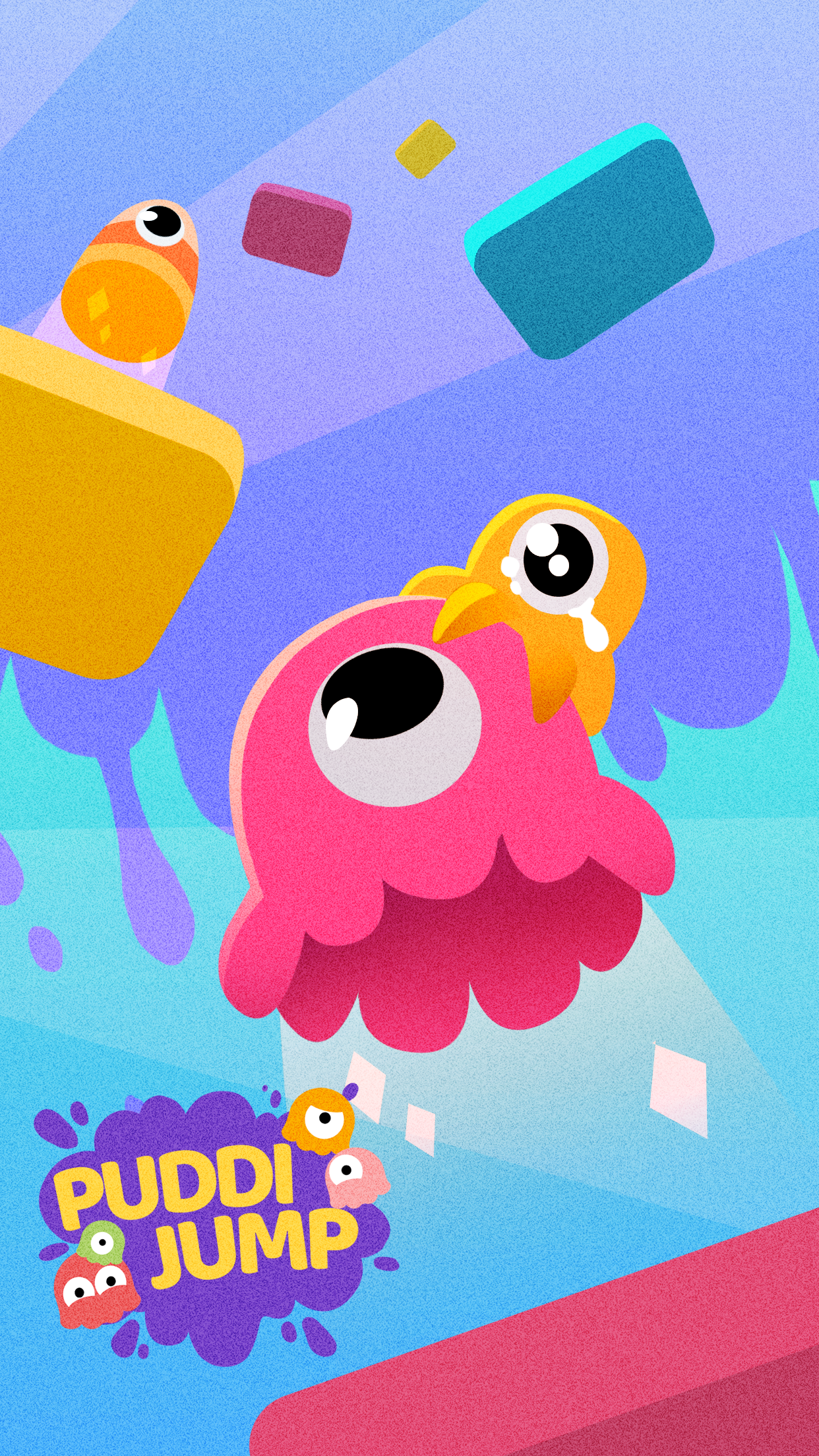 Screenshot 1 of Jelly Jump- ပျော်ရွှင်ဖွယ် သက်တန့်ရောင်များ 1.0.3