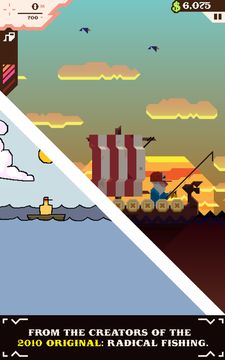 Ridiculous Fishing Game Screenshot