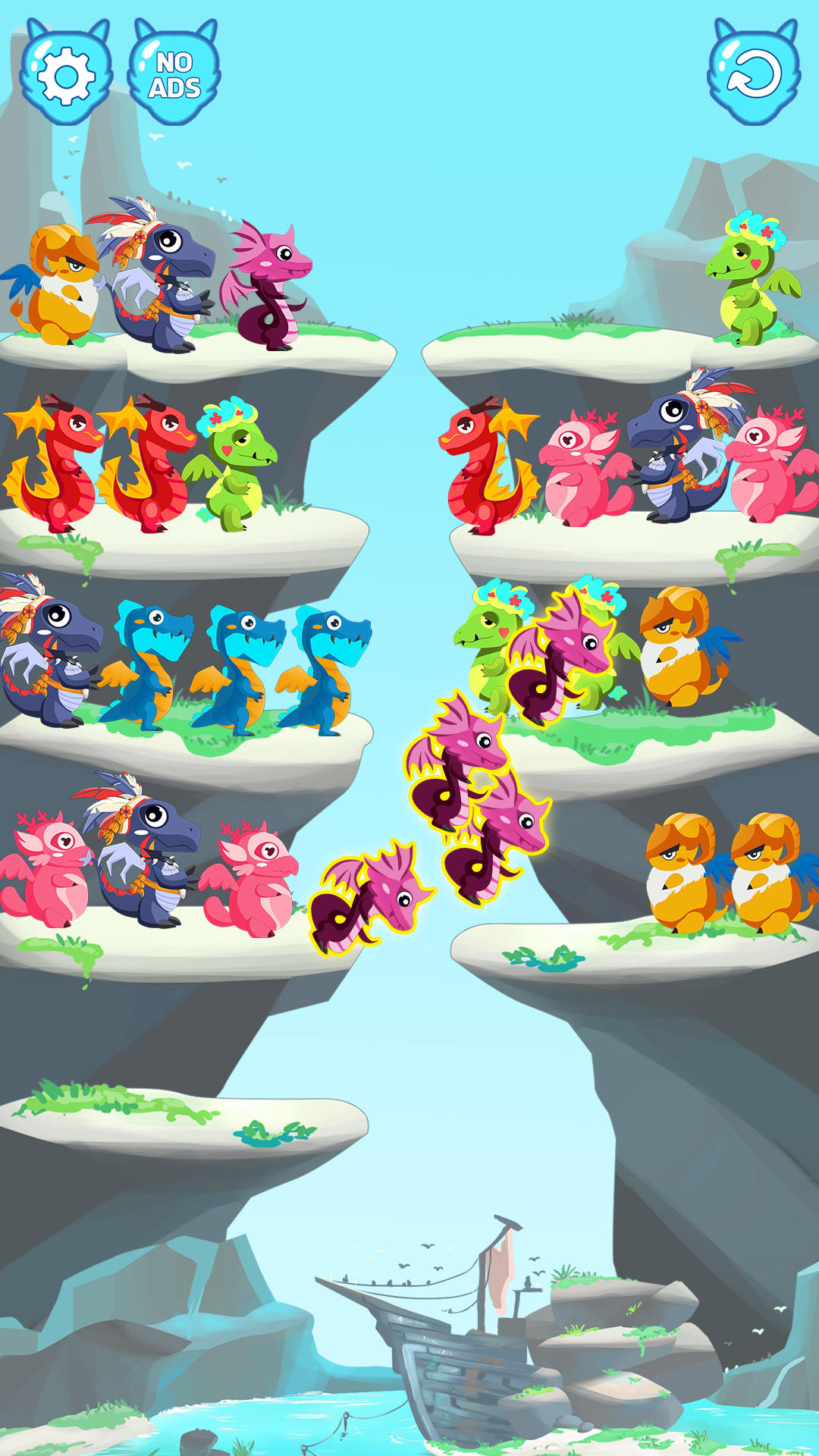 Screenshot 1 of Puzzle couleurs du dragon 1.0.6