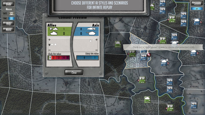 Screenshot of Battle of the Bulge