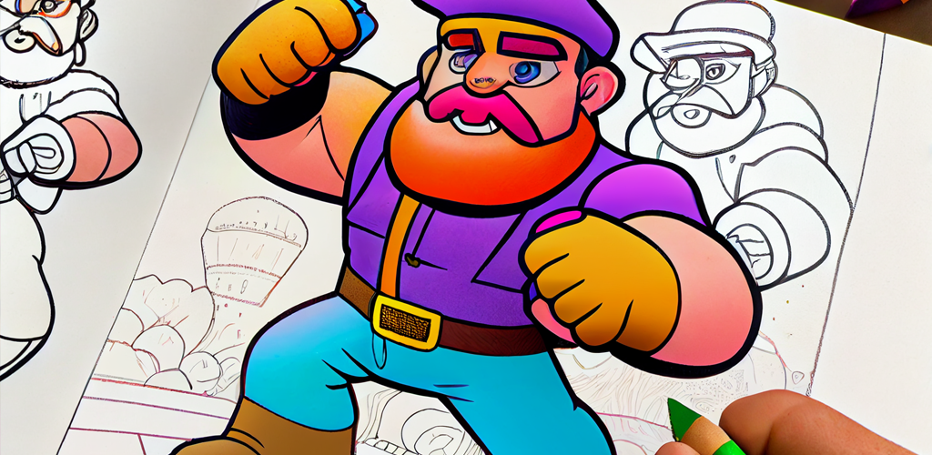 Banner of Brawl Stars Coloring Book 1.0