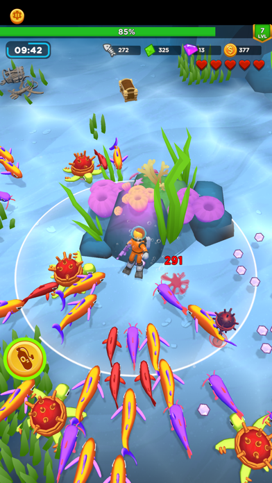 Ocean Survivor ภาพหน้าจอเกม