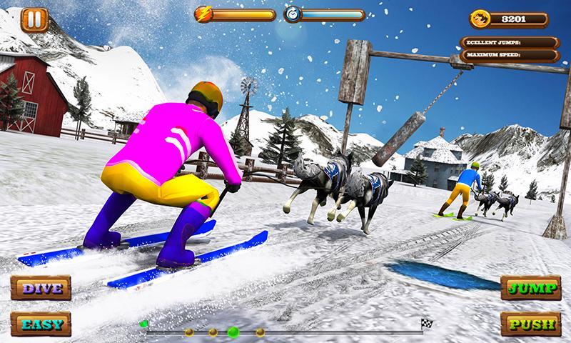 Sled Dog Racing 2017 Game Screenshot