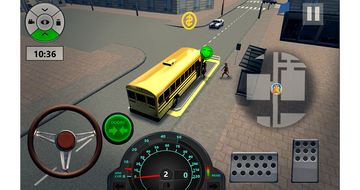 Captura de Tela do Jogo Schoolbus Simulator 2016