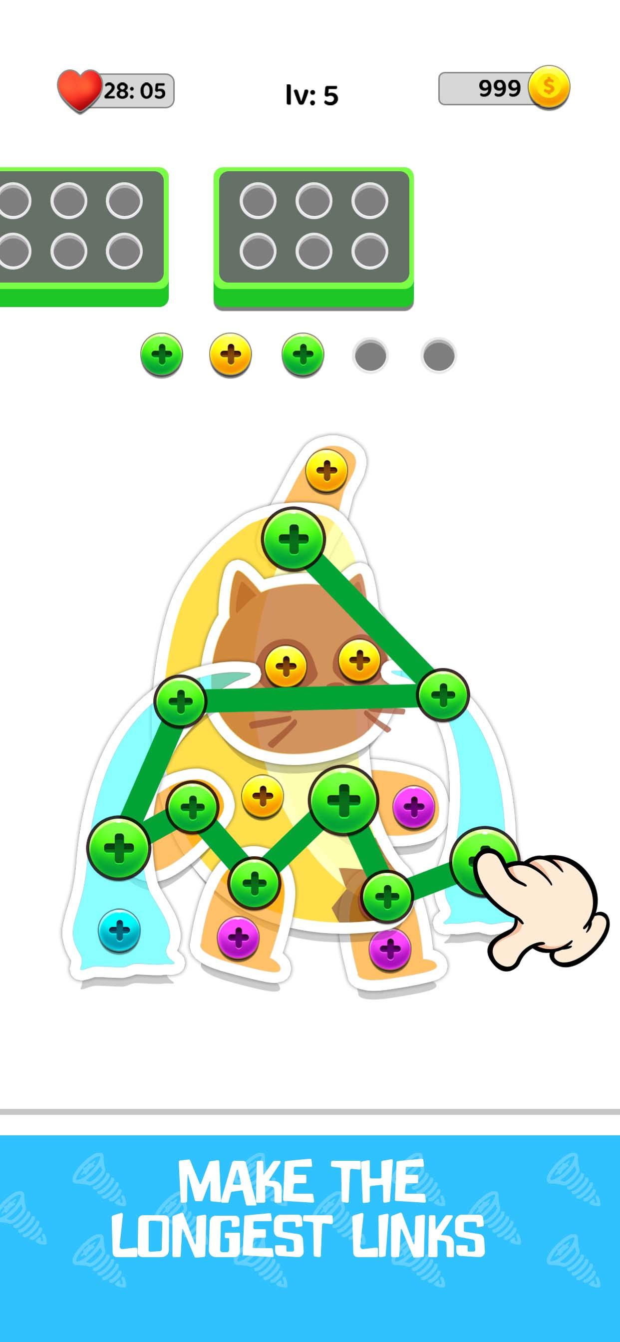 Connect em Screw Game Screenshot