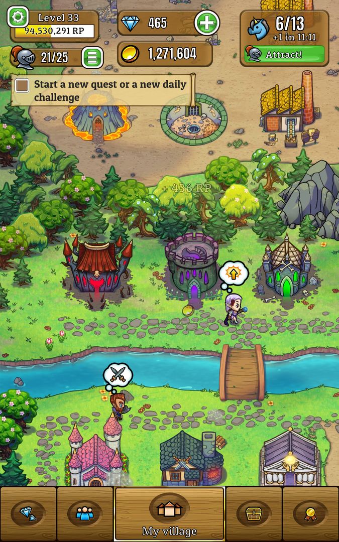Screenshot of Hero Park: Shops & Dungeons