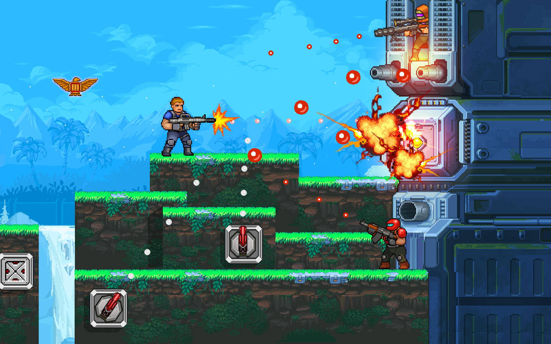 Gun Force Side-scrolling Game android iOS apk download for free-TapTap