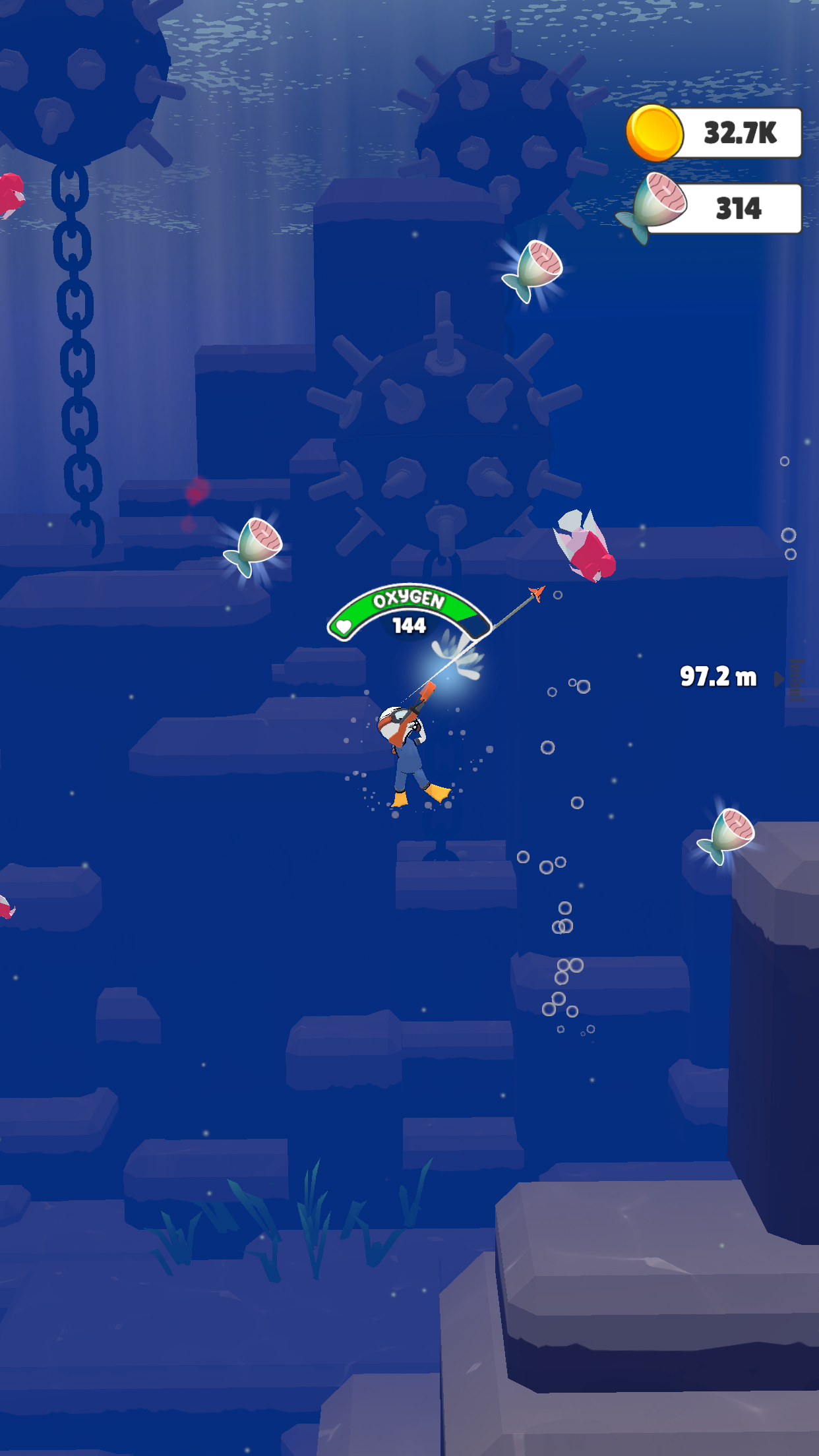 Screenshot of Diver Hero