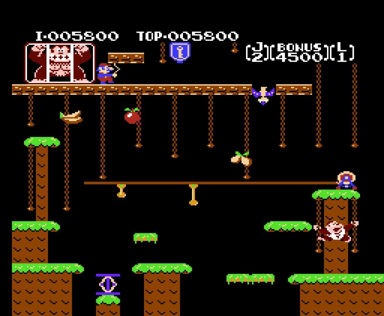Monkey Kong Classics 게임 스크린샷
