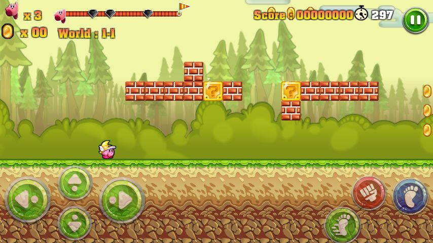 Screenshot of glorious castle kirby adventure : the last fight