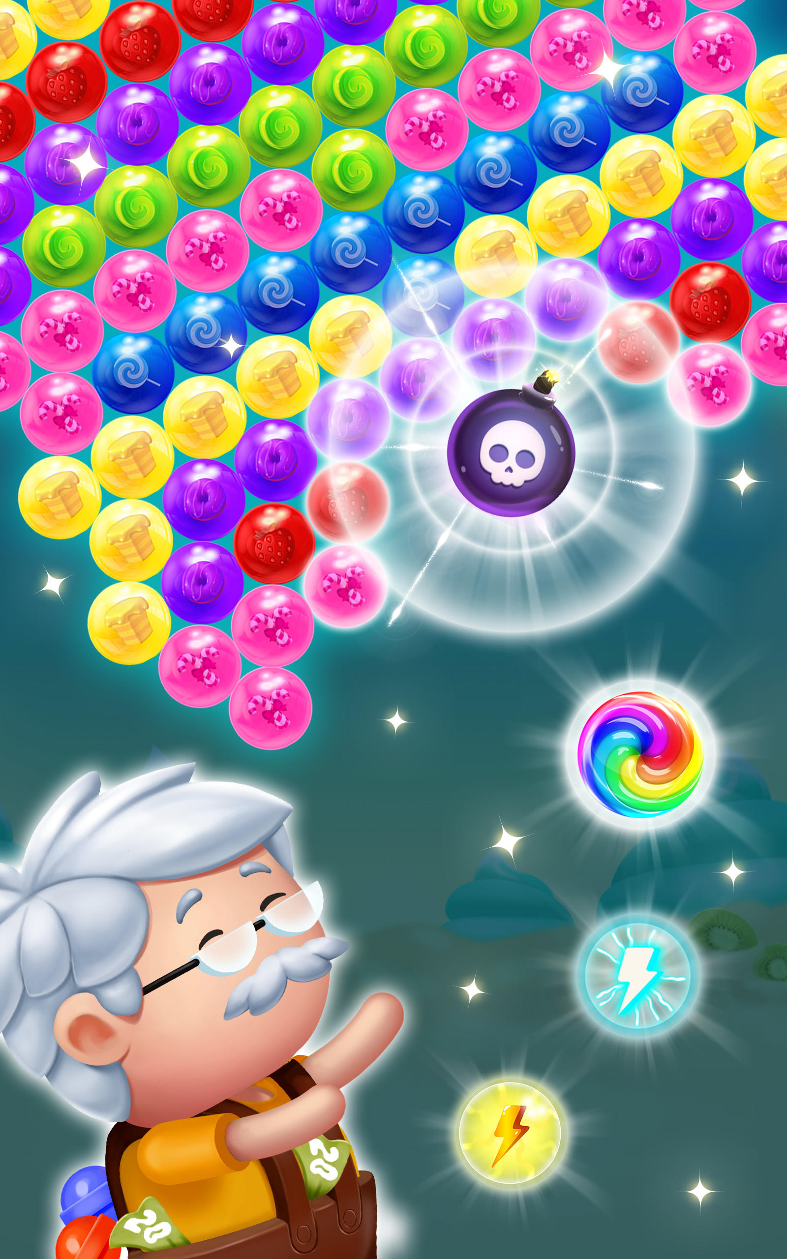 Bubble Shooter Games Gummy Pop Game Screenshot