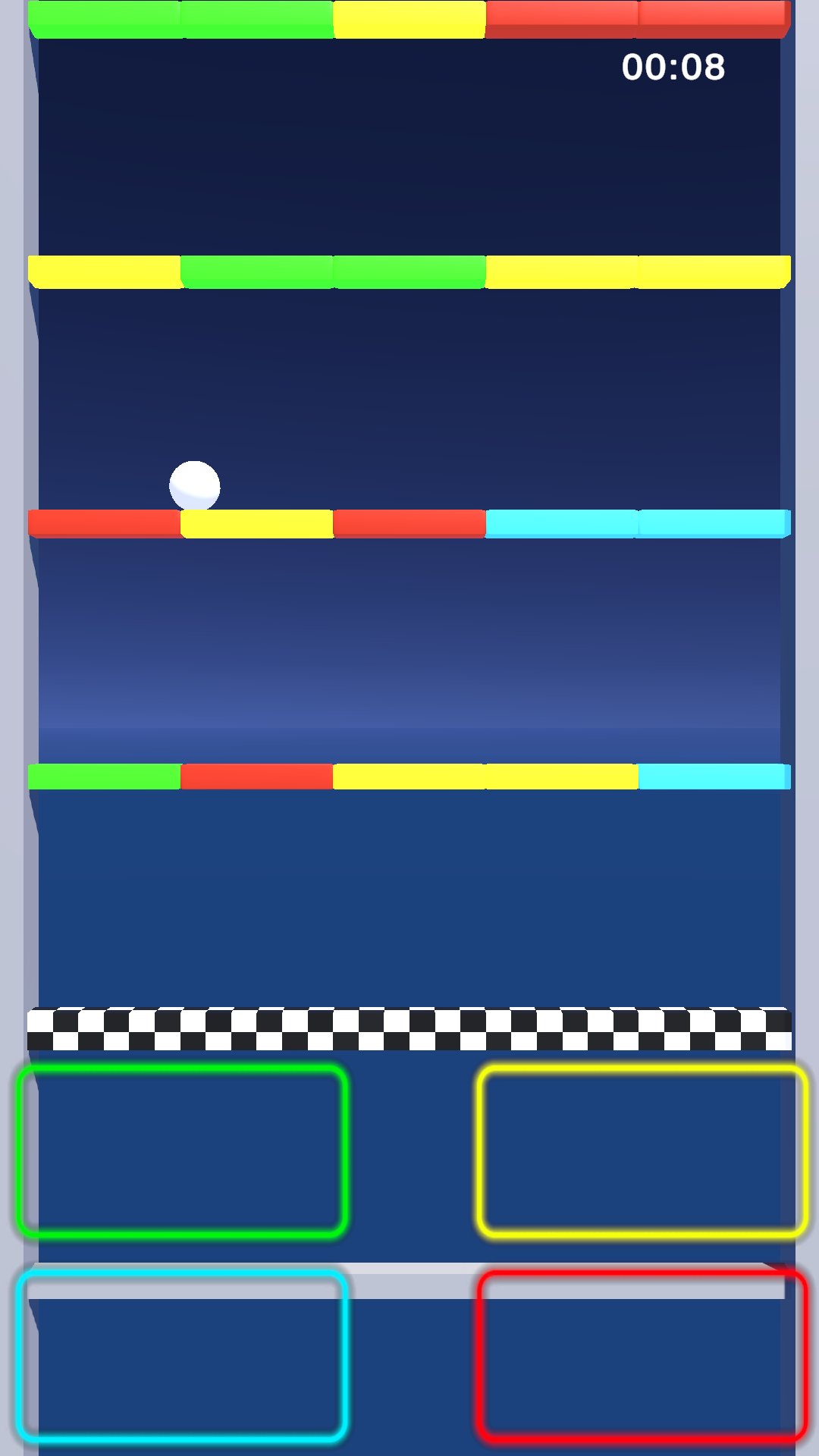 Ball Fall 3D: Switch Color 게임 스크린샷