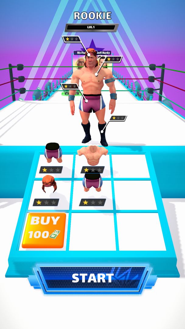 Wrestling Trivia Run screenshot game