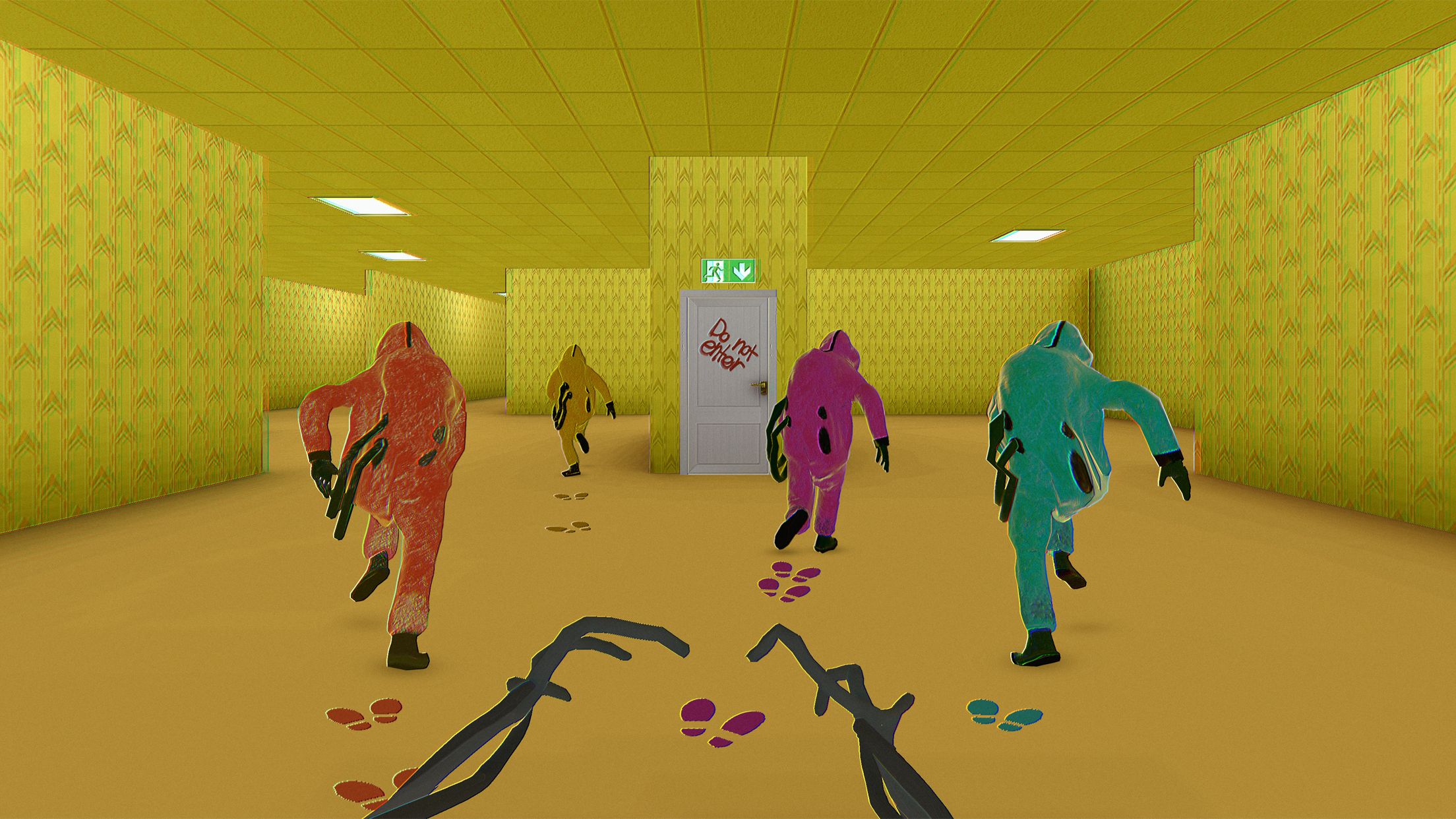 Hide in The Backrooms: Horror Game Screenshot