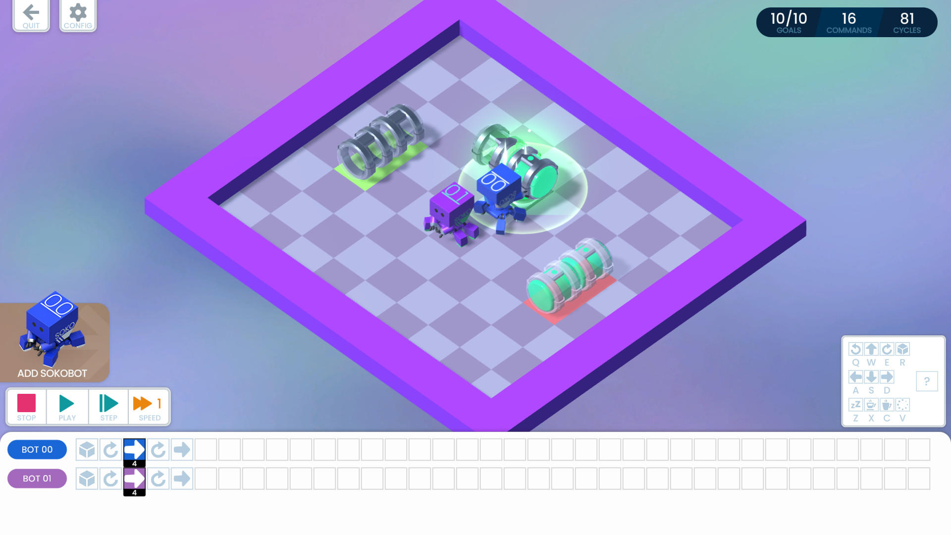 SOKOBOT Game Screenshot