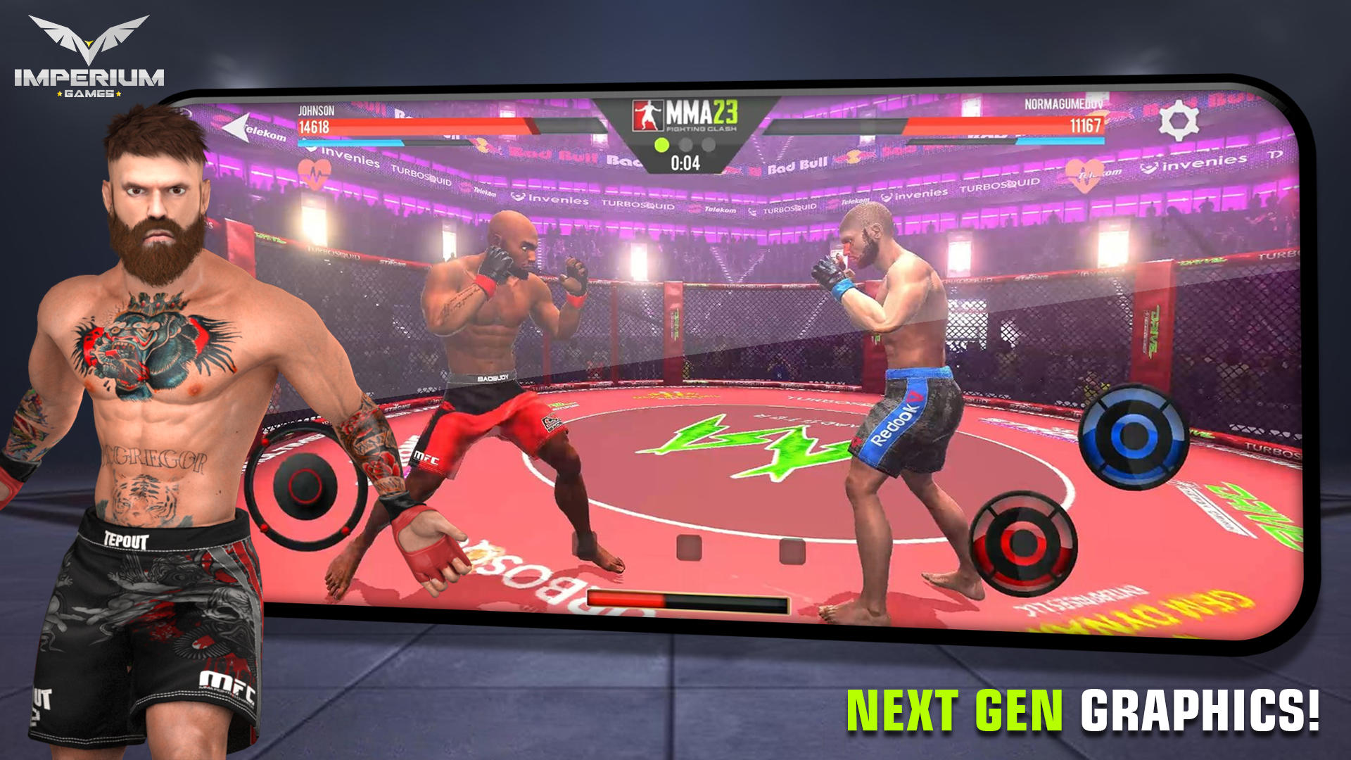 MMA - Fighting Clash 23 Game Screenshot