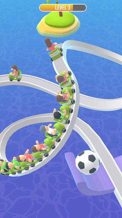 Cart Crash: Roller Coaster Game Screenshot