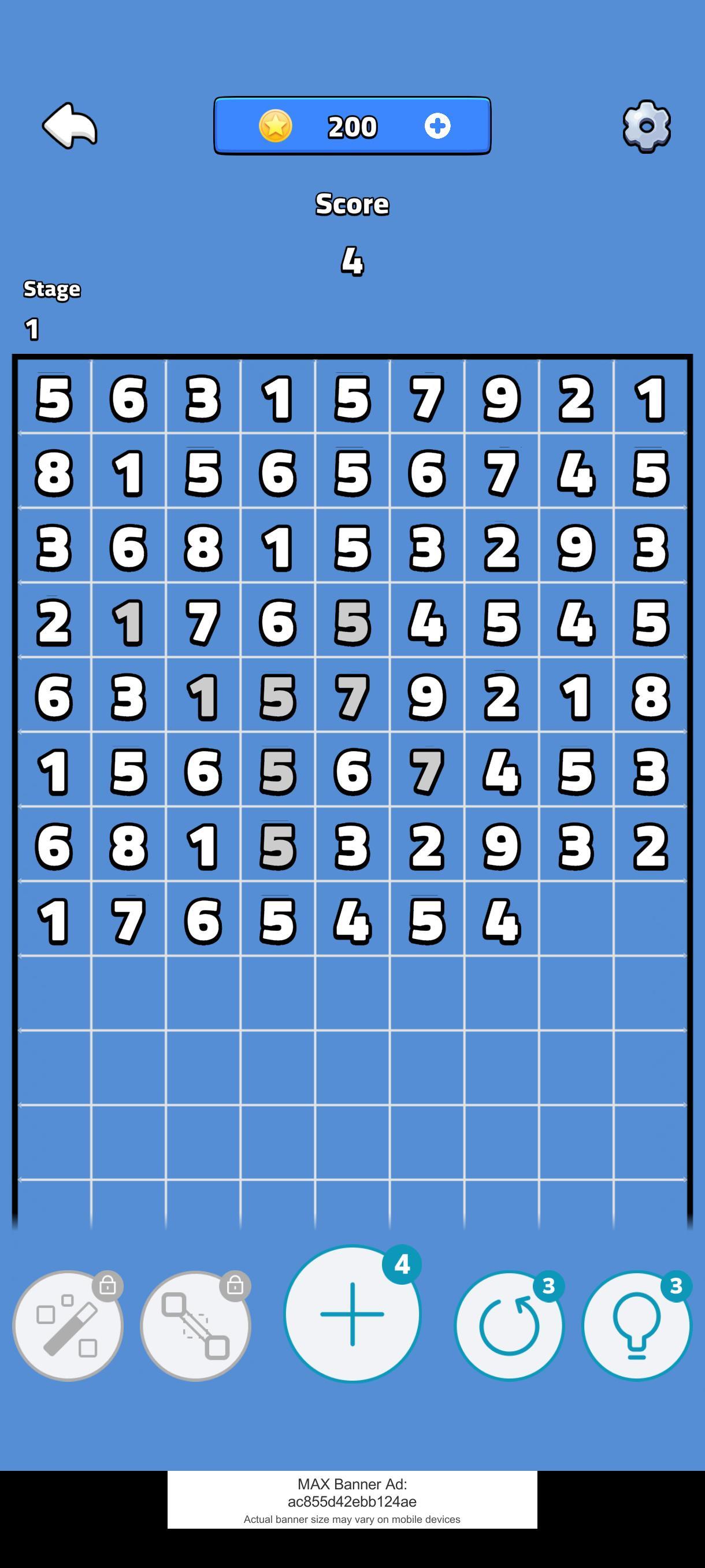 PairUp! Number Match Game Screenshot