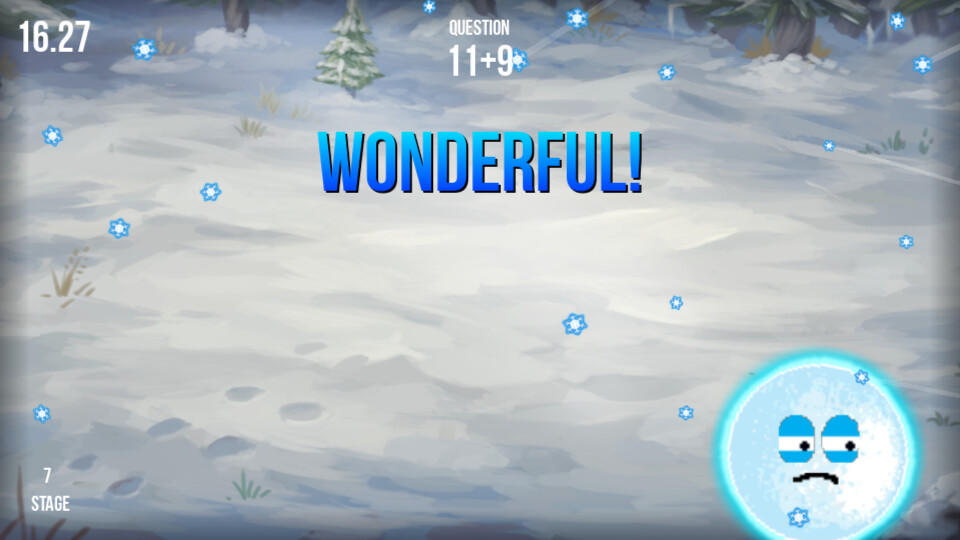 Snow Question screenshot game