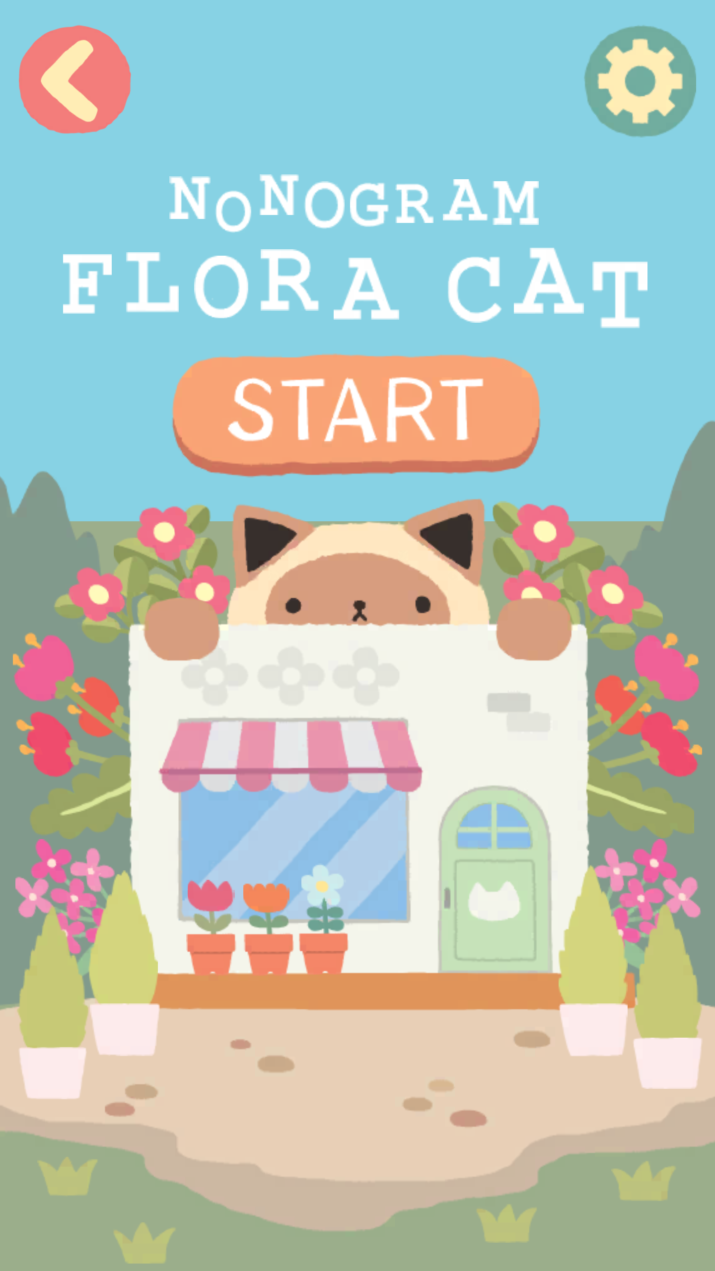 Скриншот игры FLORA CAT - Nonogram