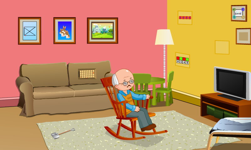Wheezing Grandpa Escape Game Screenshot