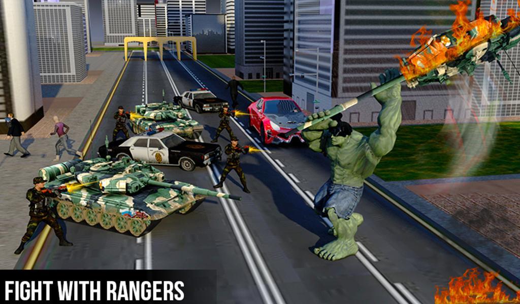 Superhero Monster Grand City Battle Game Screenshot