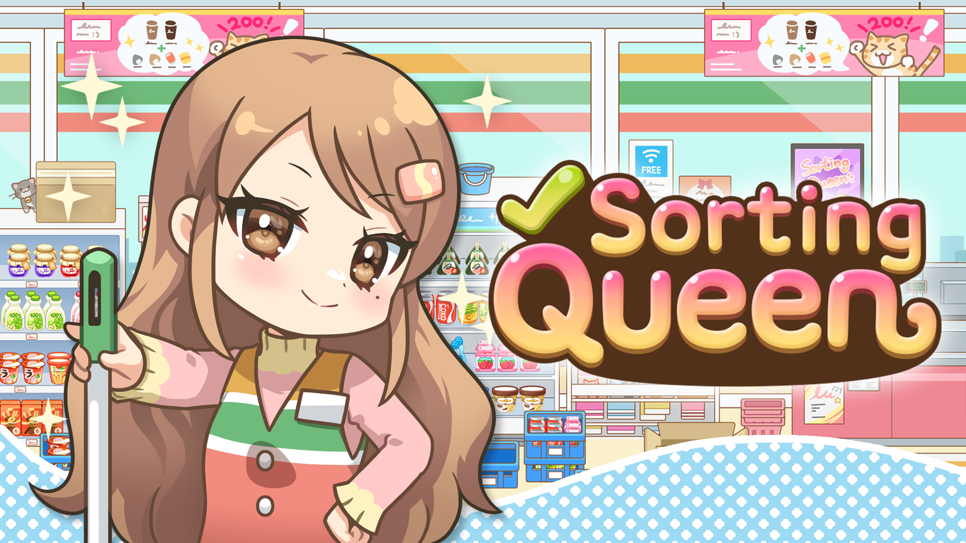 Sorting Queen Game Screenshot