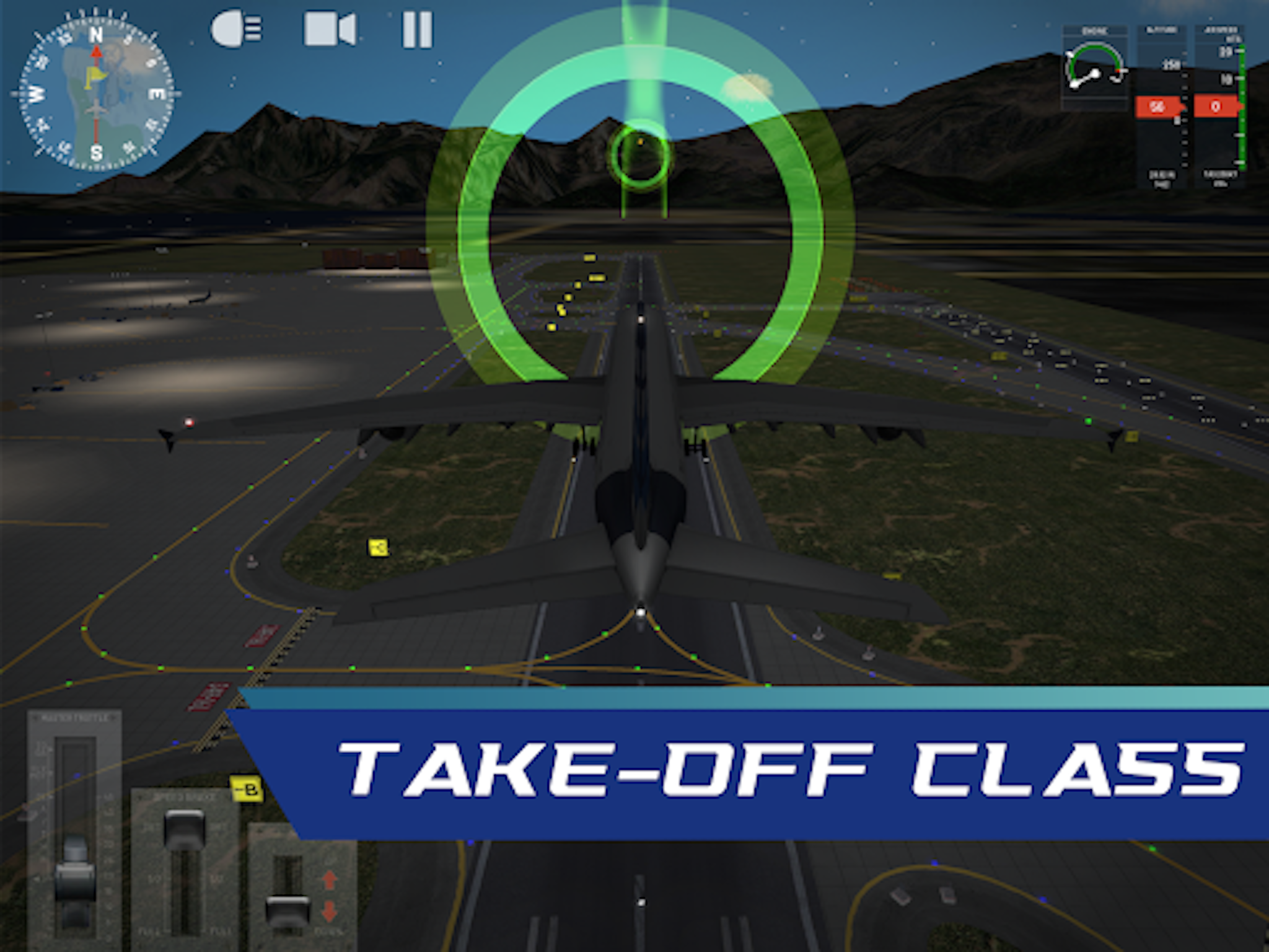 Flight Simulator : Plane Game Game Screenshot