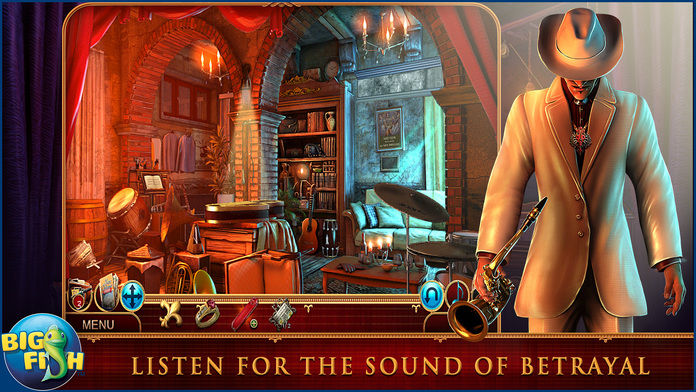 Cadenza: Music, Betrayal, and Death - A Hidden Object Detective Adventure (Full) ภาพหน้าจอเกม
