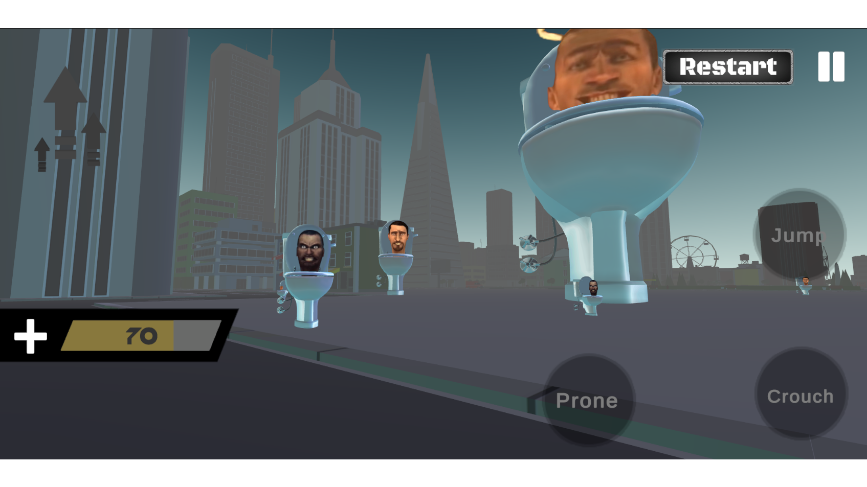 Skibidi Toilet 1 Game Screenshot