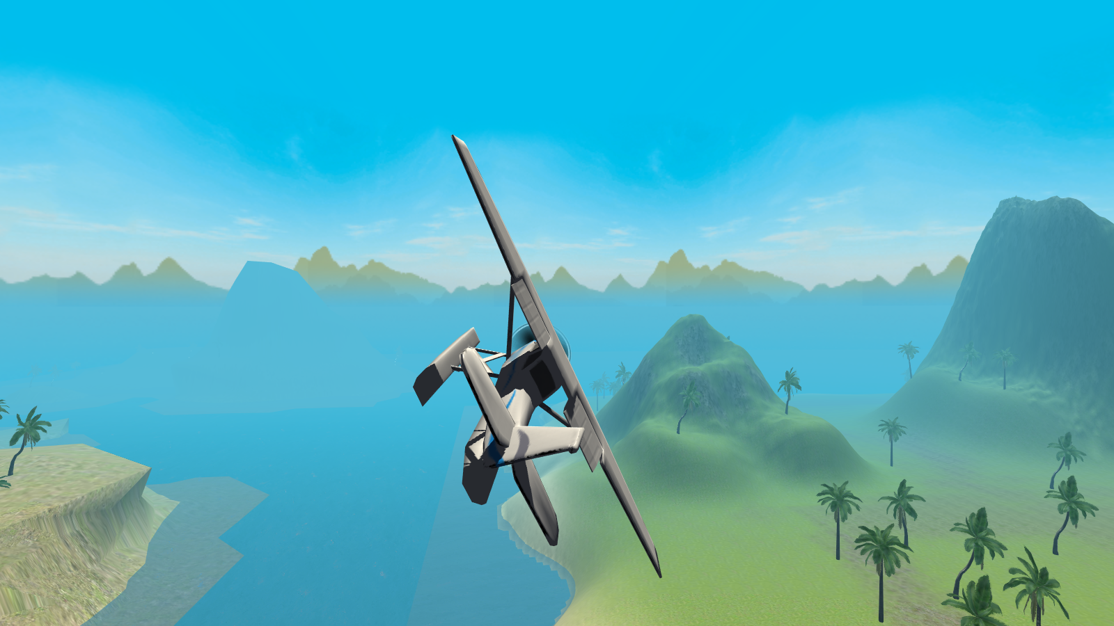 Captura de Tela do Jogo Flying Sea Plane Simulator 3D