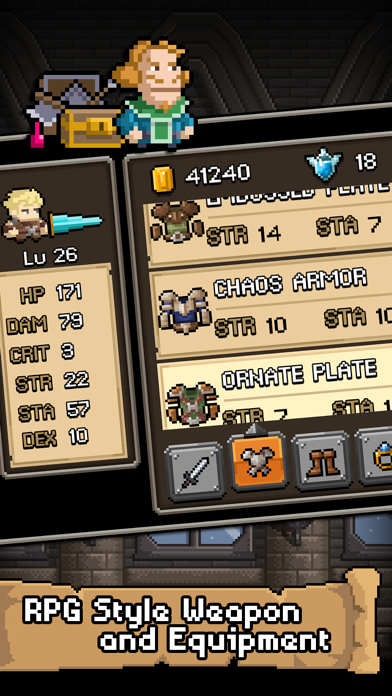 Don't die in dungeons Game Screenshot