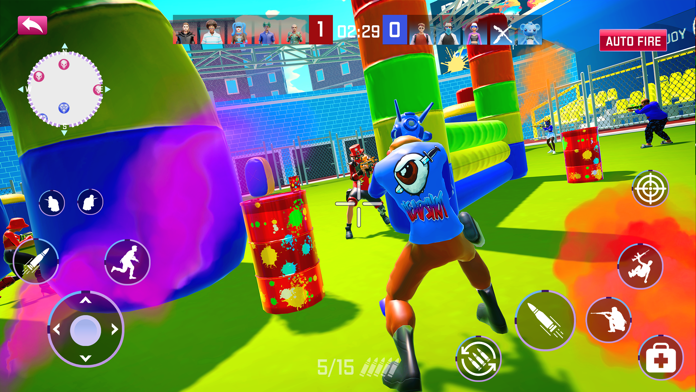 Paintball Shooting Multiplayer Game Screenshot